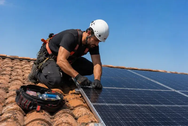 Maintenance et monitoring de panneaux solaires à Gotein-Libarrenx